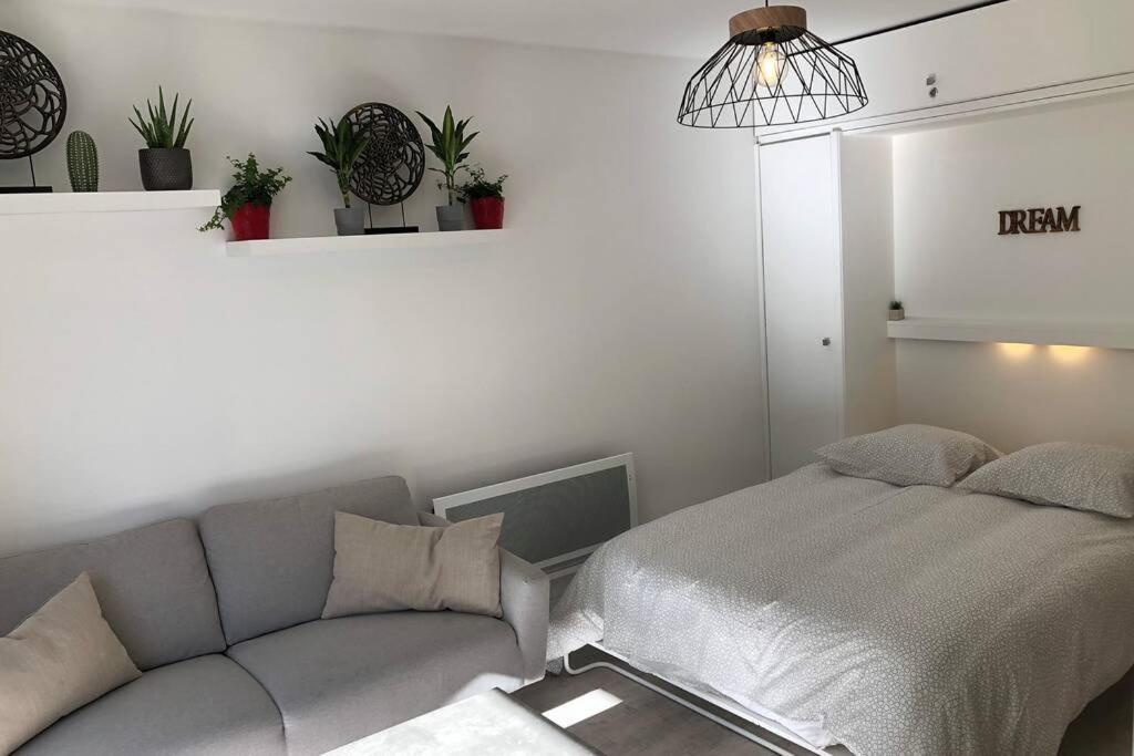 Grand studio cabine 30 m² centre ville, refait à neuf pour vous ! Climatisé La Grande-Motte Exterior foto