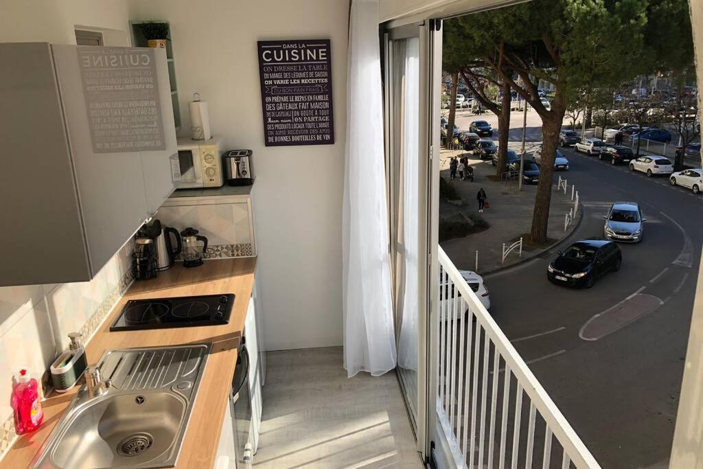 Grand studio cabine 30 m² centre ville, refait à neuf pour vous ! Climatisé La Grande-Motte Exterior foto